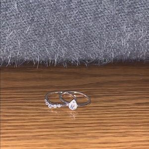 Two Cz rings